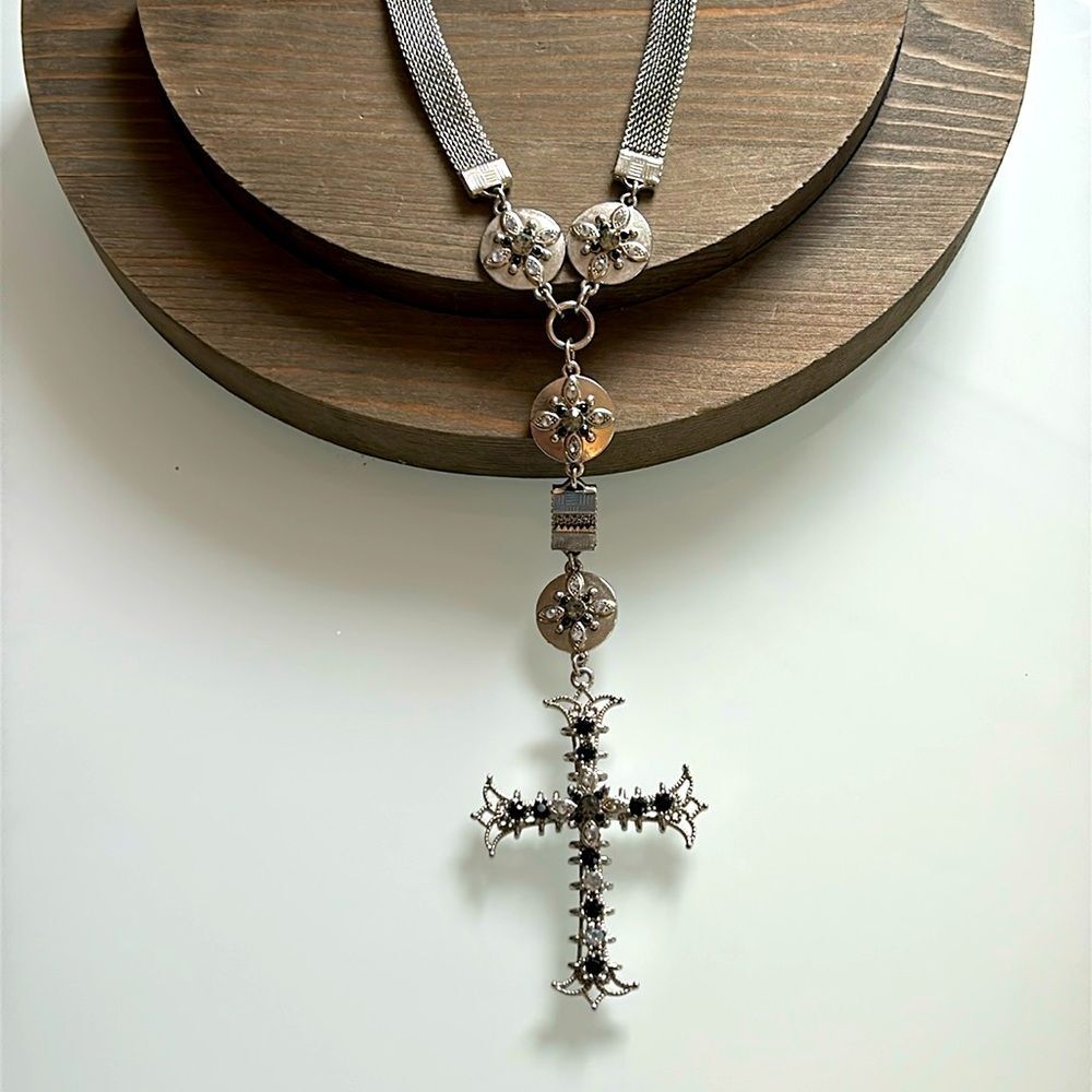 Cross Statement Necklace